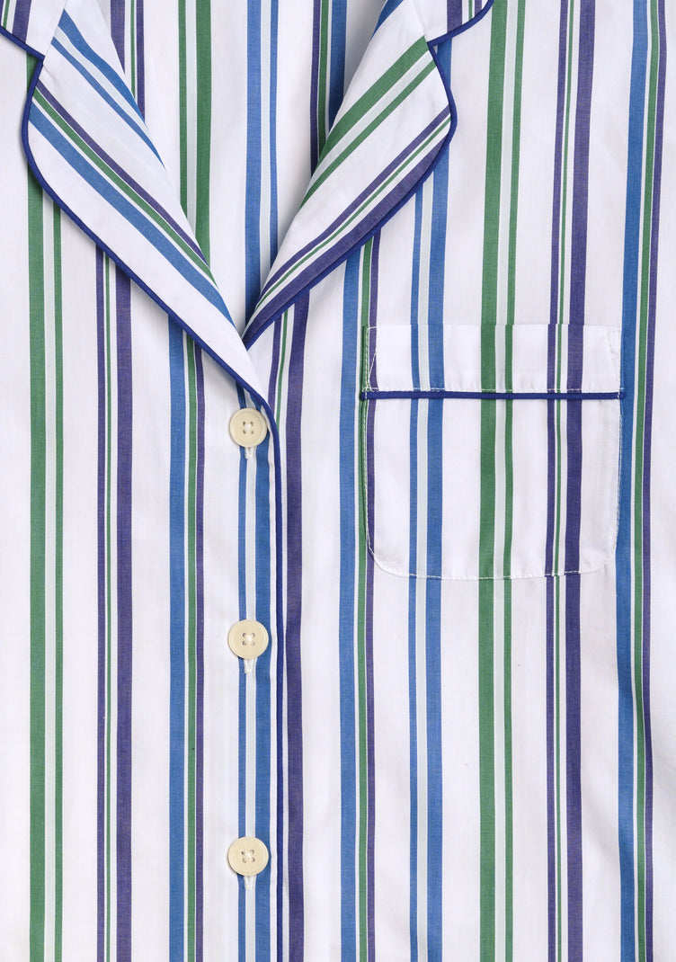 Marina Pajama Set in Ribbon Stripe